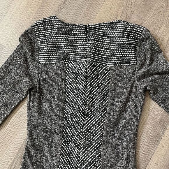 Sunday in Brooklyn size S knit tweed cotton blend dress preppy academia - Picture 8 of 9